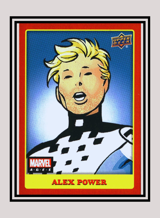 Marvel! 1x Alex Power - Photo Variants (#109 - 2020 Upper Deck Marvel Ages)