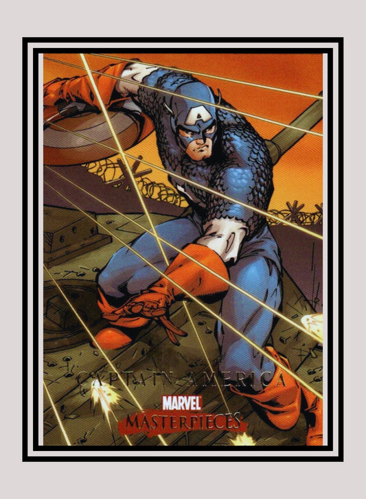 Marvel! 1x Captain America - Base (#08 - 2008 Upper Deck Marvel Masterpieces Series 2)
