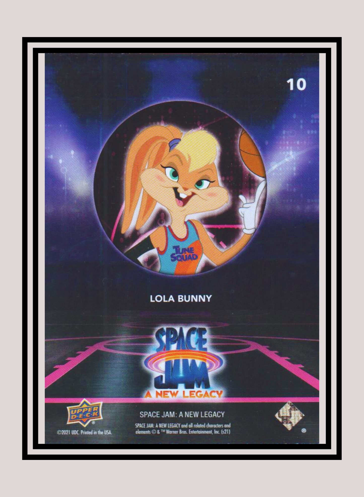 1x Lola Bunny - Base/Blue Parallel (#10 - 2021 Upper Deck Space Jam: A New Legacy)