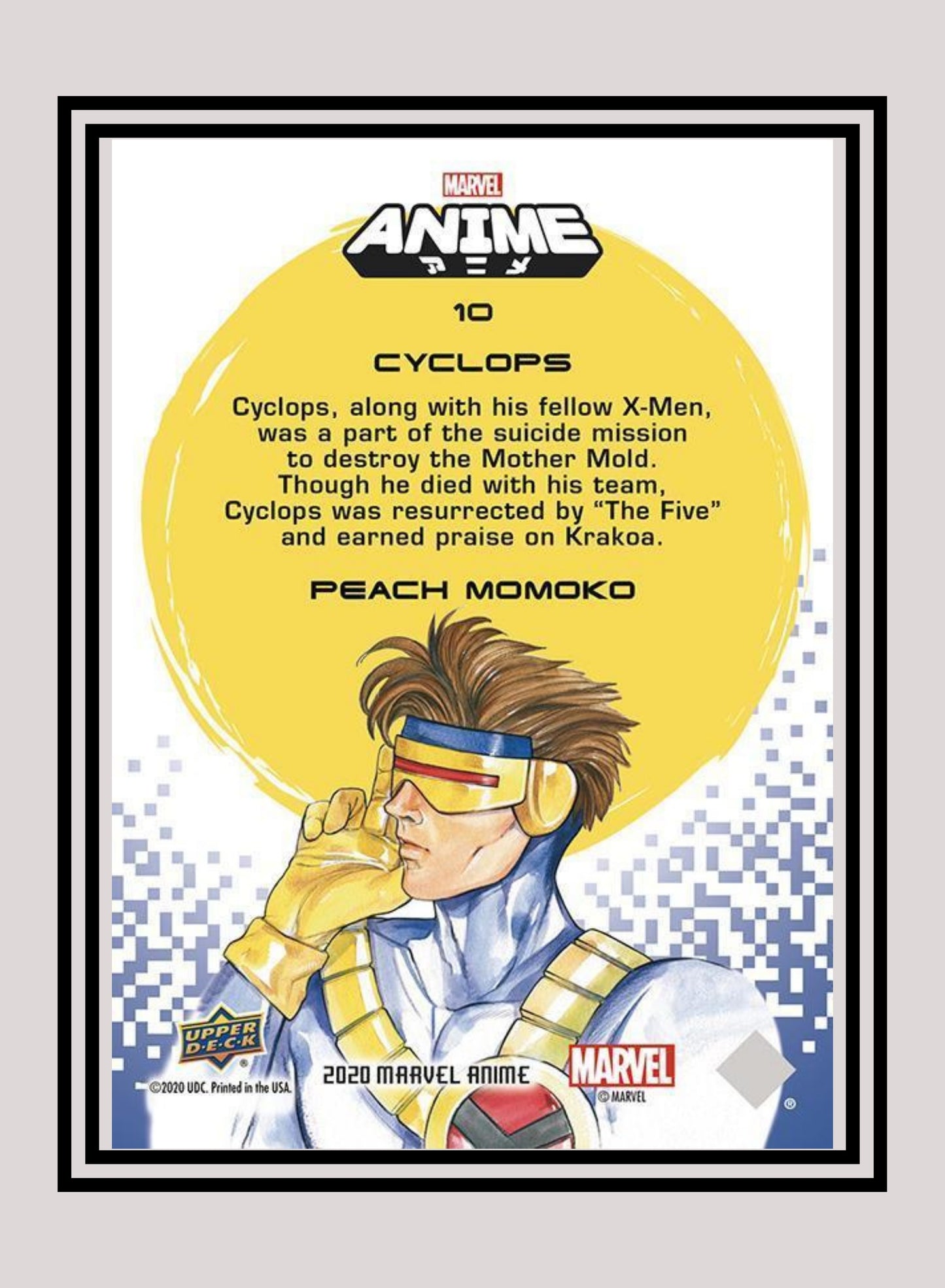 Marvel! 1x Cyclops - Base (#10 - 2020 Upper Deck Marvel Anime)