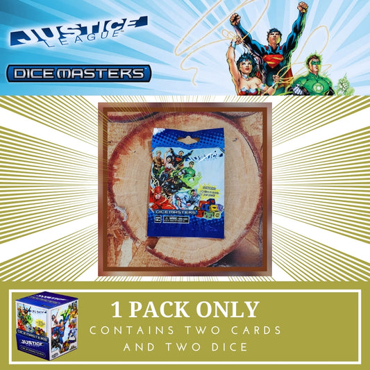 1x 2015 DC Comics Justice League - Dice Masters Pack (SEALED)