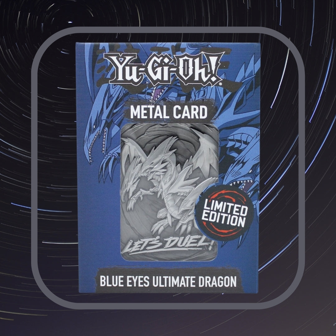 Yugioh! 1x Blue-Eyes Ultimate Dragon Metal Card - Limited Edition (SEALED)