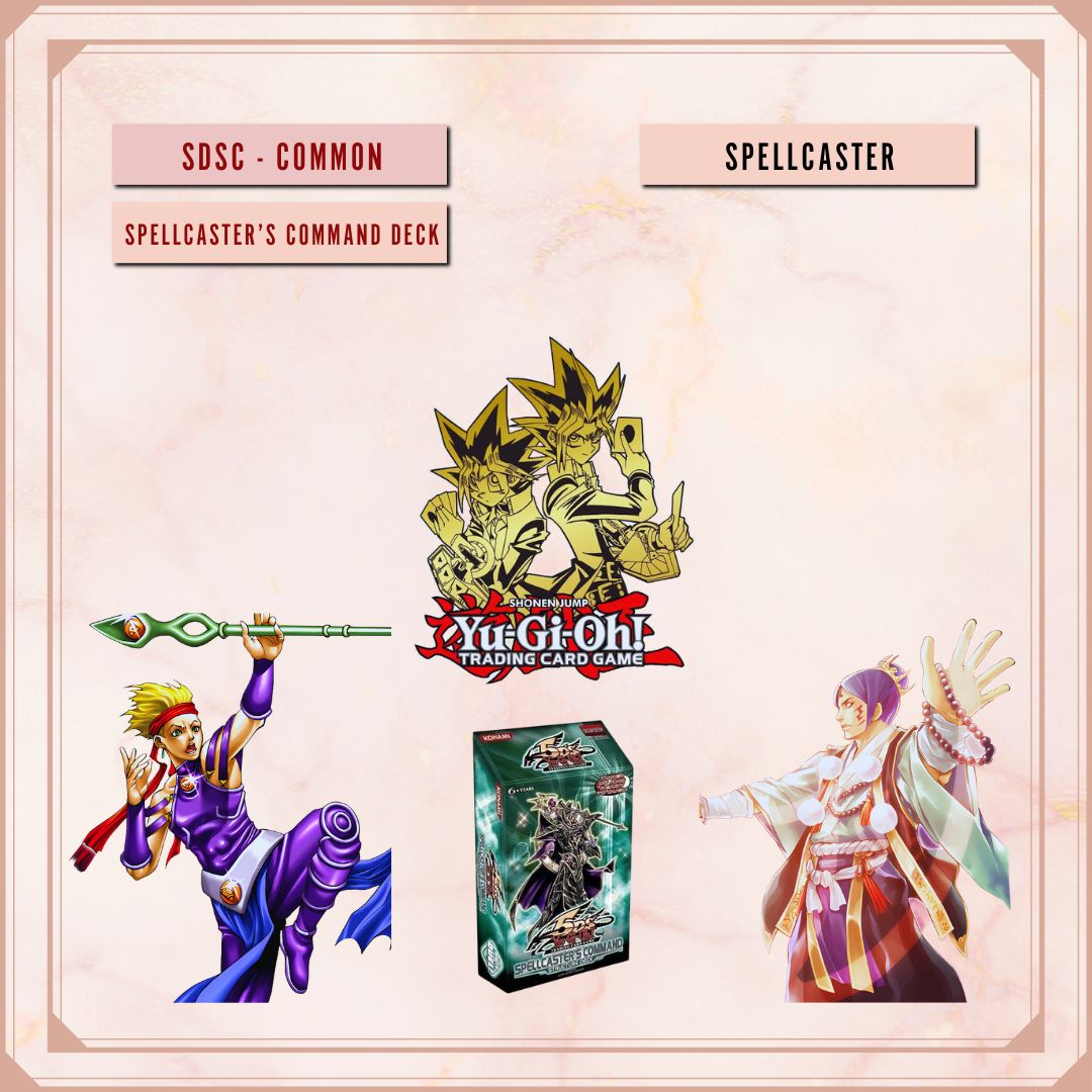 Yugioh! Structure Deck: Spellcaster's Command Singles (SDSC - Common) 1st/Unli Edition