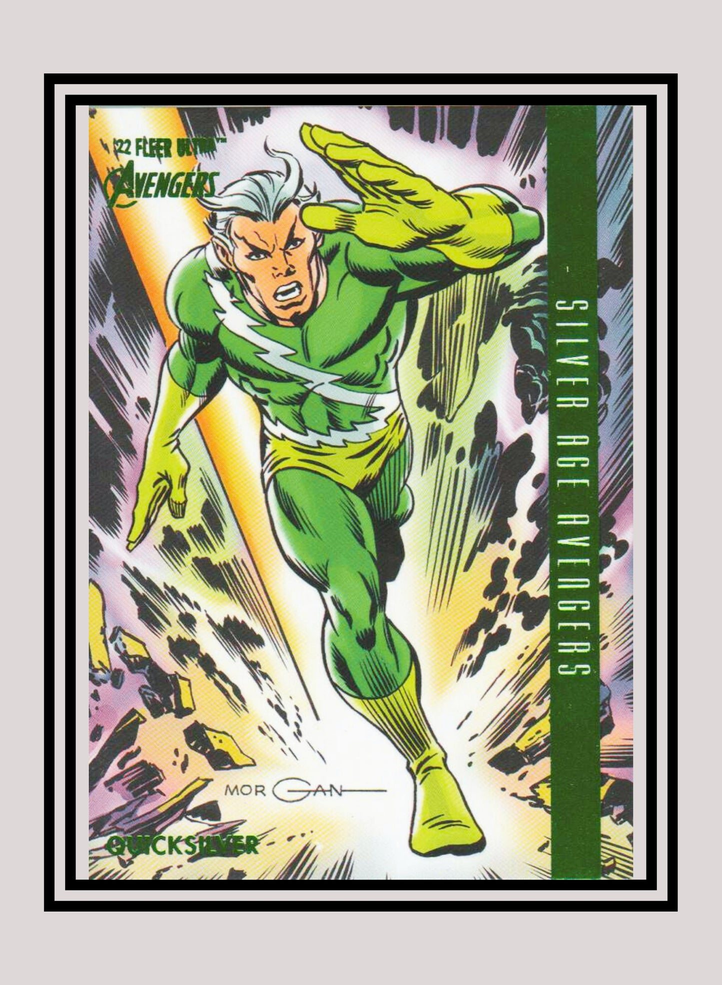 Marvel! 1x Quicksilver - Base Silver Age (#110 - 2022 Fleer Ultra Avengers)