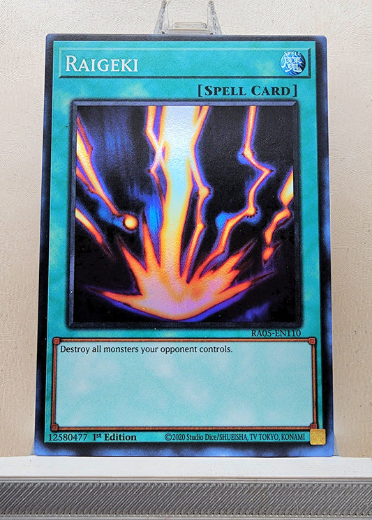 Yugioh! 1x Raigeki (RA05 - Super Rare) 1st Edition