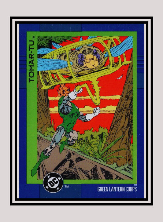 DC! 1x Tomar-Tu - Base (#110 - 1993 Skybox DC Cosmic Teams)