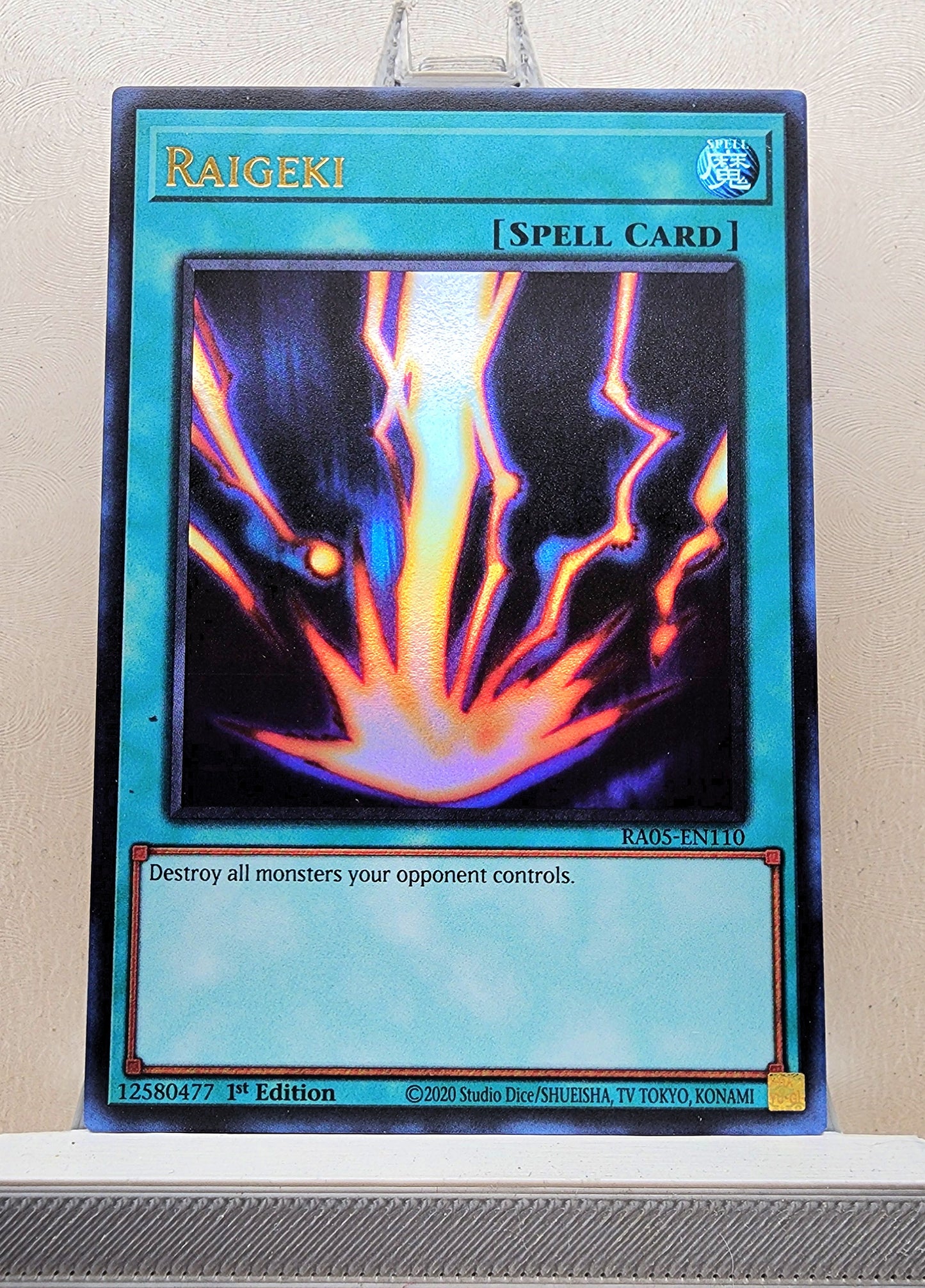 Yugioh! 1x Raigeki (RA05 - Ultra Rare) 1st Edition