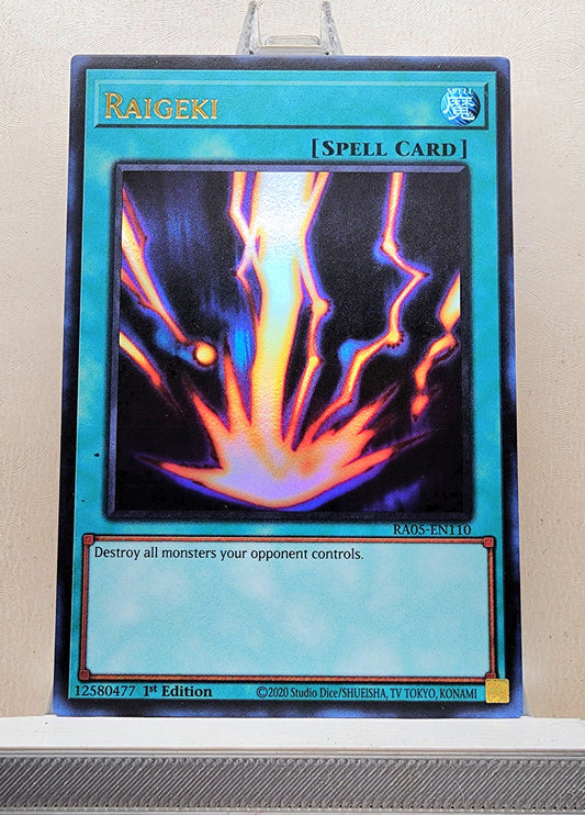 Yugioh! 1x Raigeki (RA05 - Ultra Rare) 1st Edition
