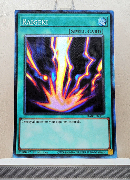 Yugioh! 1x Raigeki (RA05 - Prismatic Collectors Rare) 1st Edition