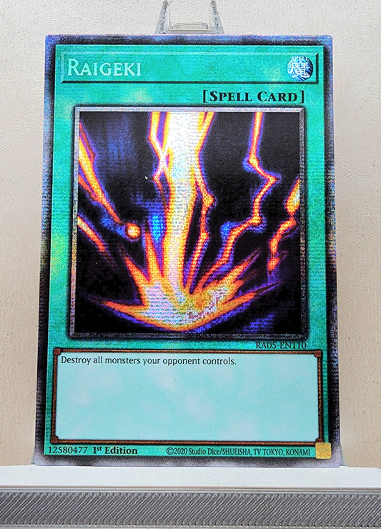 Yugioh! 1x Raigeki (RA05 - Starlight Rare) 1st Edition