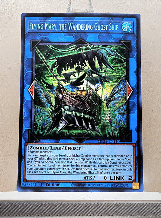 Yugioh! 1x Flying Mary, the Wandering Ghost Ship (MP25 - Prismatic Secret Rare) 1st Edition