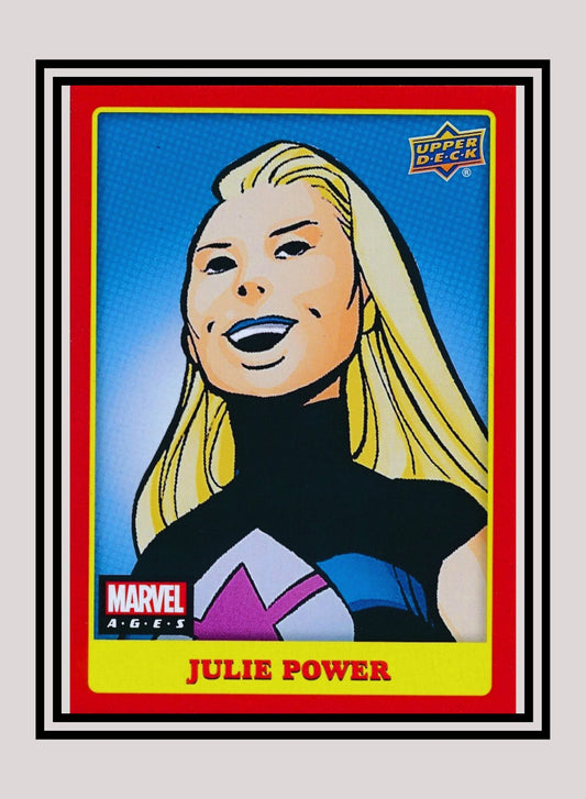 Marvel! 1x Julie Power - Photo Variants (#110 - 2020 Upper Deck Marvel Ages)
