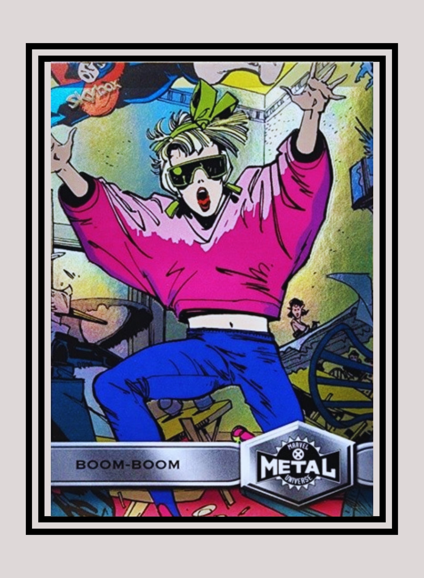 Marvel! 1x Boom-Boom - Base High Series (#111 - 2021 Upper Deck X-Men Metal Universe)