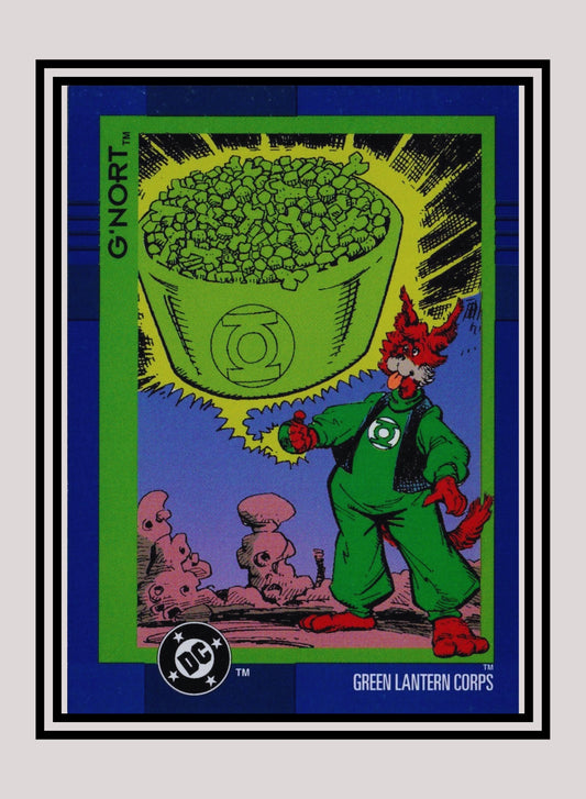 DC! 1x G'Nort - Base (#111 - 1993 Skybox DC Cosmic Teams)