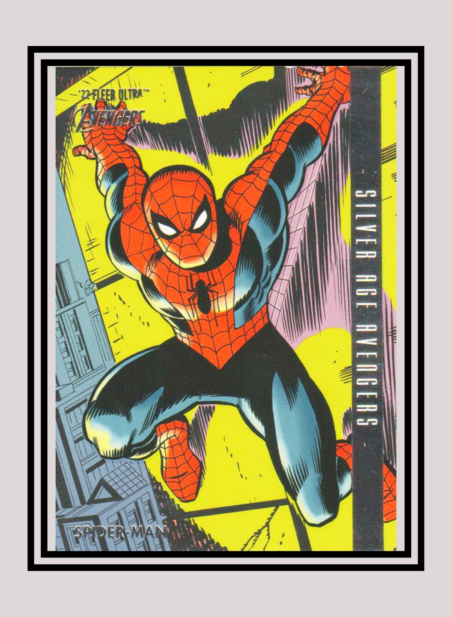 Marvel! 1x Spiderman - Base Silver Age (#112 - 2022 Fleer Ultra Avengers)