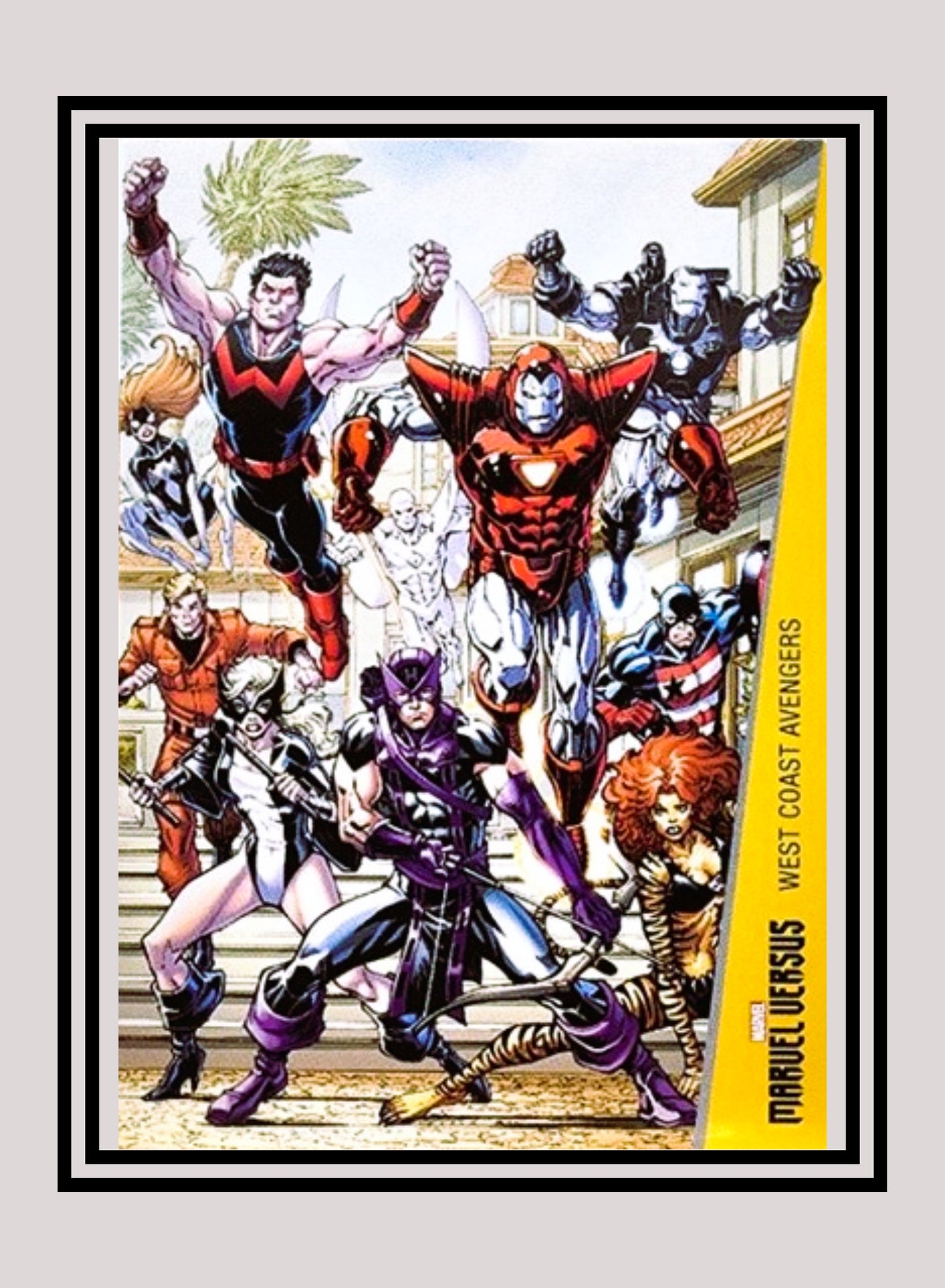 Marvel! 1x West Coast Avengers - Base (#112 - 2022 Panini Marvel Versus)