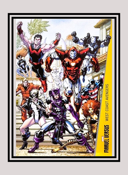 Marvel! 1x West Coast Avengers - Base (#112 - 2022 Panini Marvel Versus)