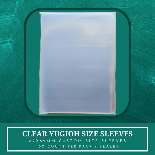 1x Yugioh Size Clear Penny Sleeves (SEALED)