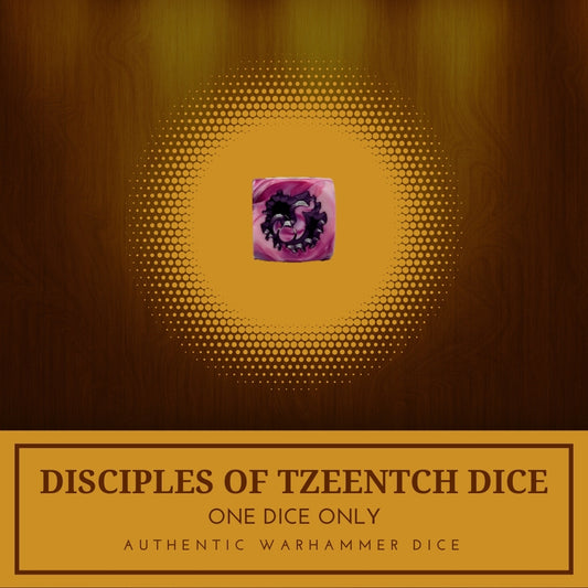 1x Disciples of Tzeentch Dice - Warhammer 40K