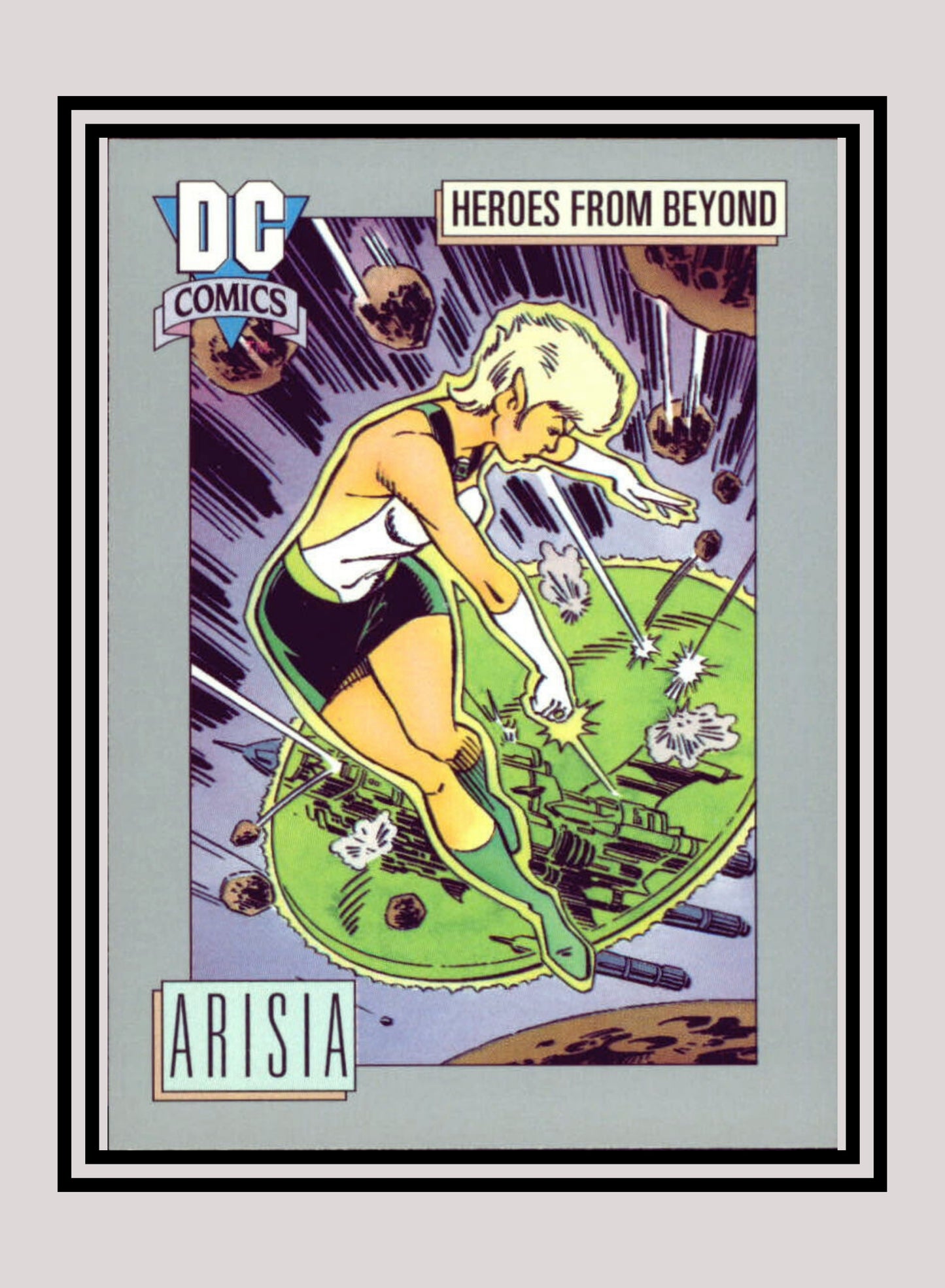 DC! 1x Arisia - Base (#113 - 1991 Impel DC Cosmic Cards)