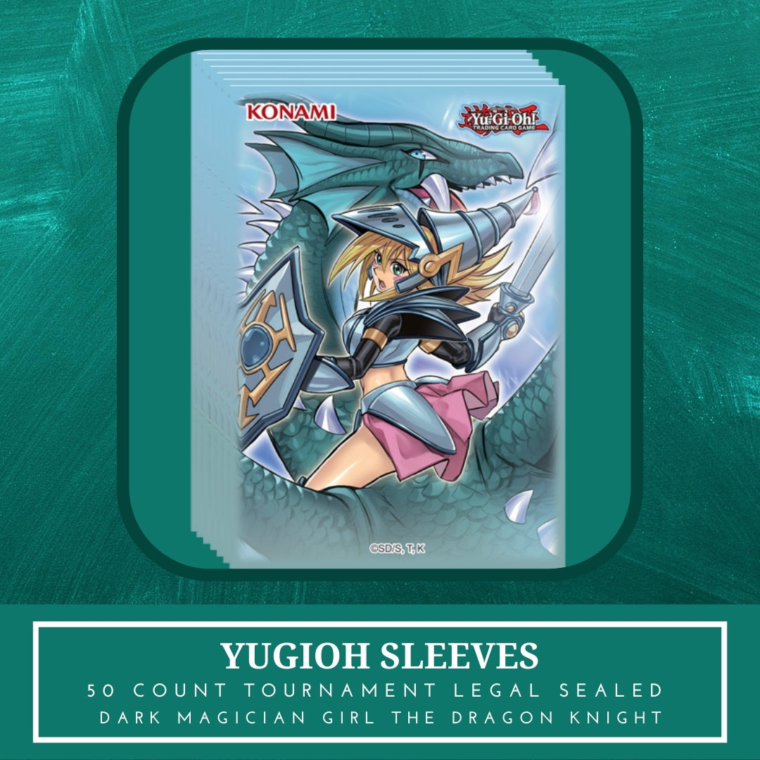 Yugioh! 1x Dark Magician Girl the Dragon Knight Sleeves (SEALED)