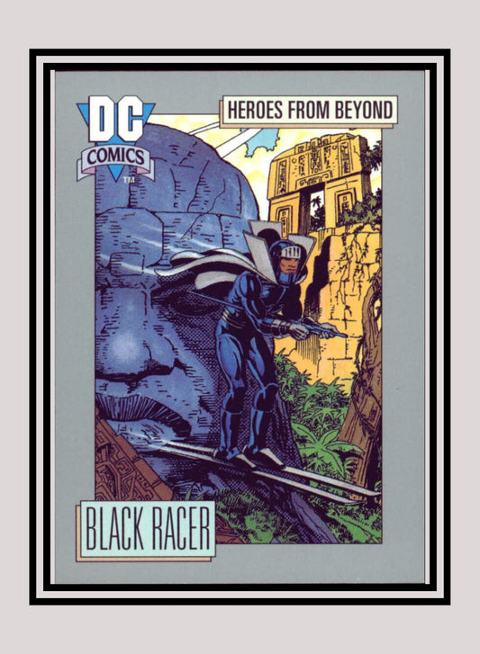 DC! 1x Black Racer - Base (#115 - 1991 Impel DC Cosmic Cards)