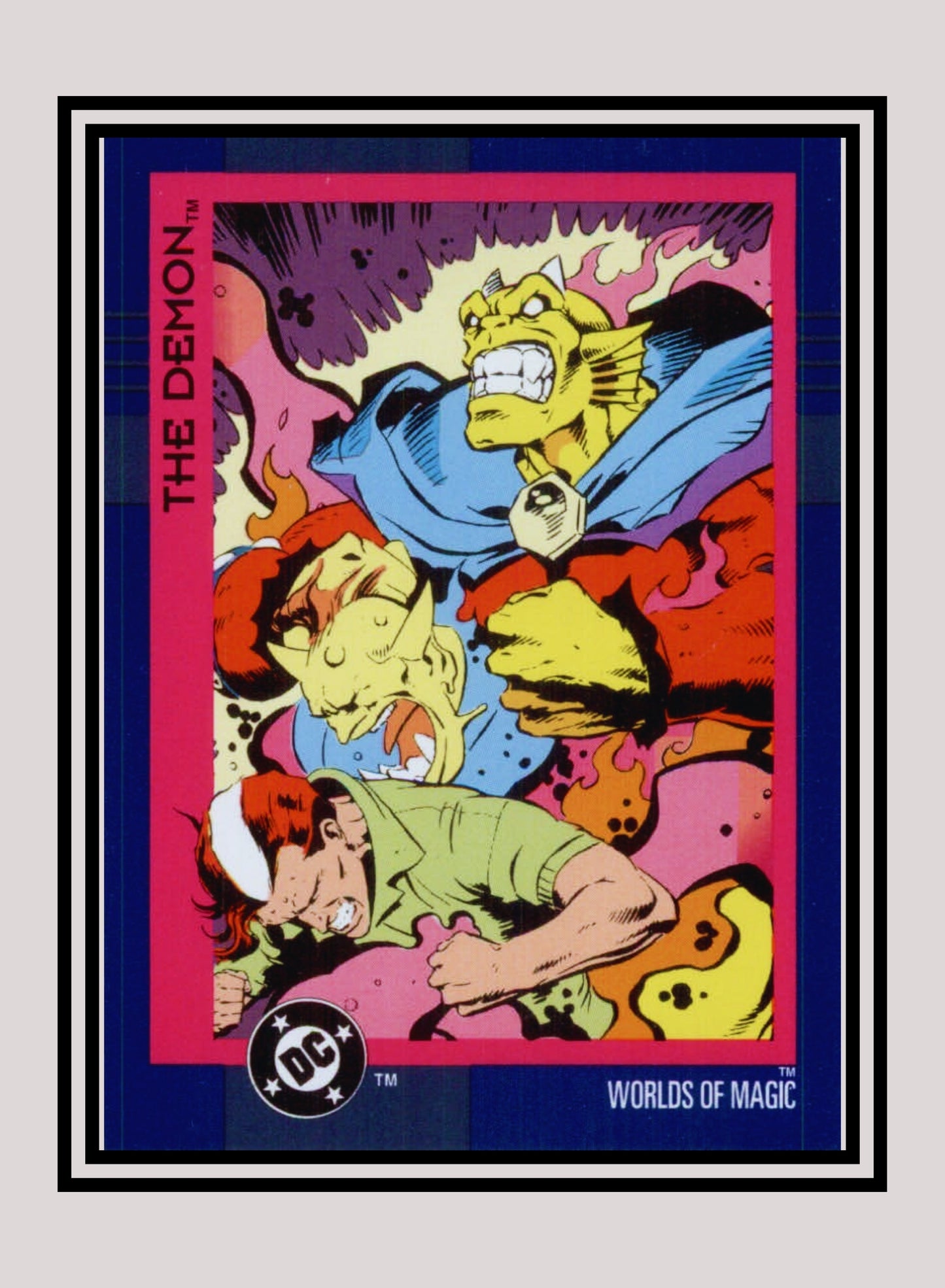 DC! 1x The Demon - Base (#115 - 1993 Skybox DC Cosmic Teams)