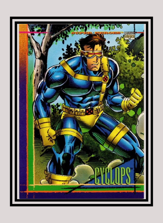 Marvel! 1x Cyclops - Base (#115 - 1993 Skybox Marvel Universe Series 4)