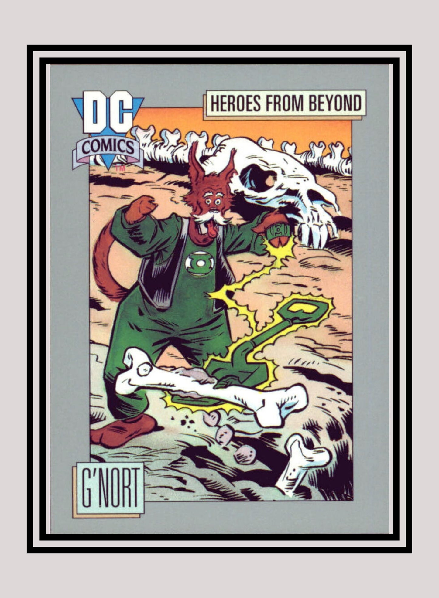 DC! 1x G’nort - Base (#117 - 1991 Impel DC Cosmic Cards)
