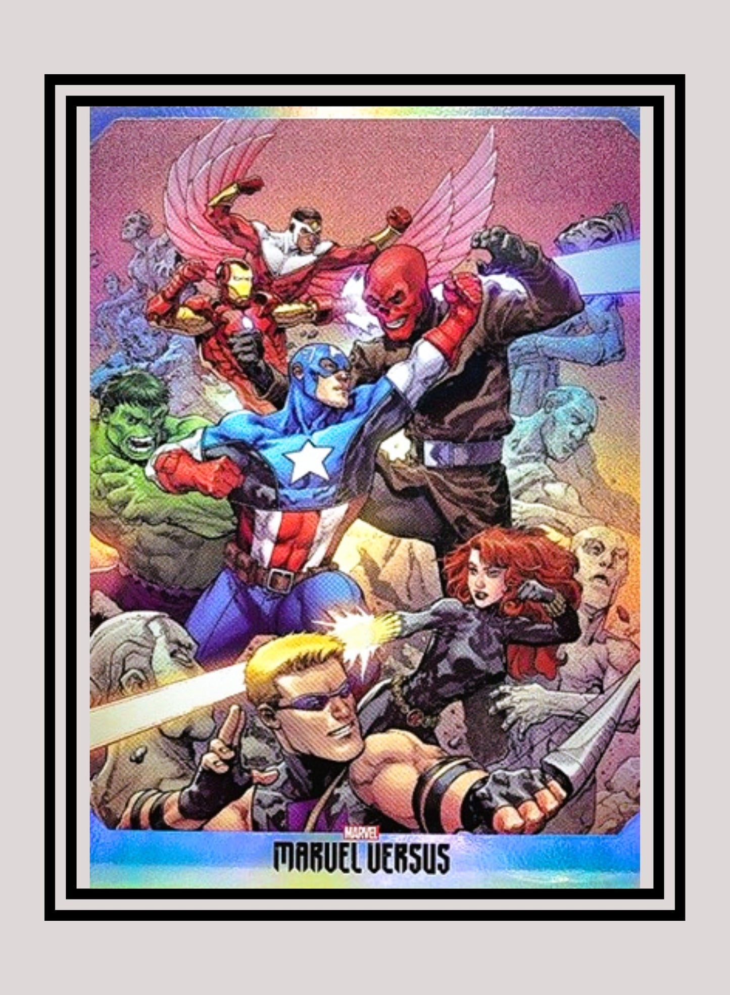 Marvel! 1x Avengers Vs. Red Skull - Base Foil (#117 - 2022 Panini Marvel Versus)