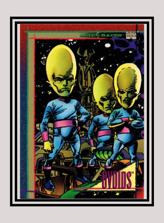 Marvel! 1x Ovoids - Base (#118 - 1993 Skybox Marvel Universe Series 4)