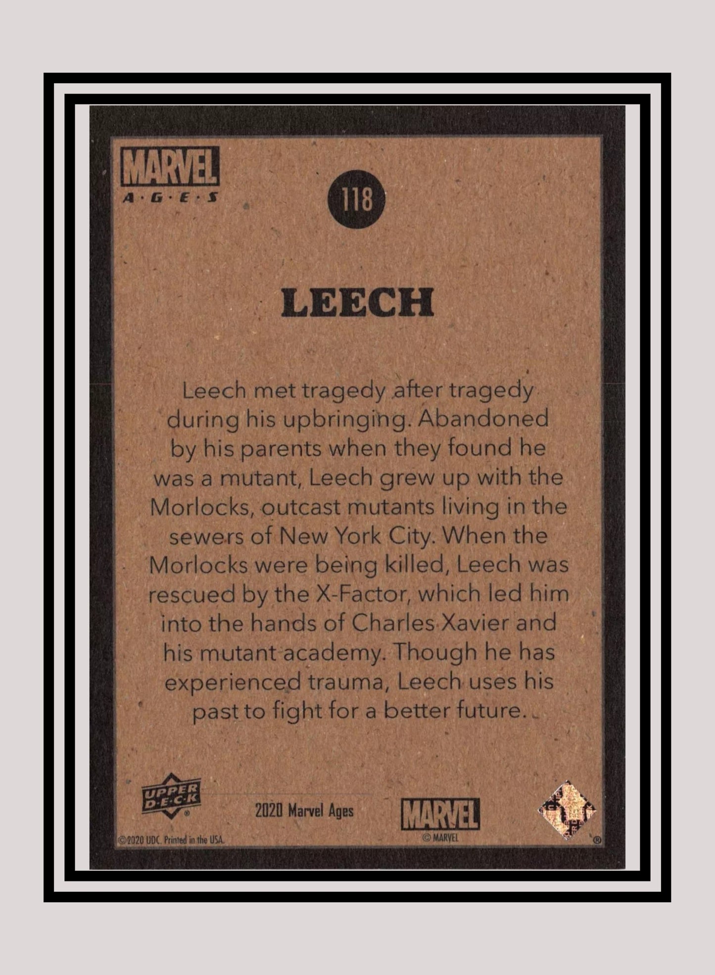 Marvel! 1x Leech - Base (#118 - 2020 Upper Deck Marvel Ages)