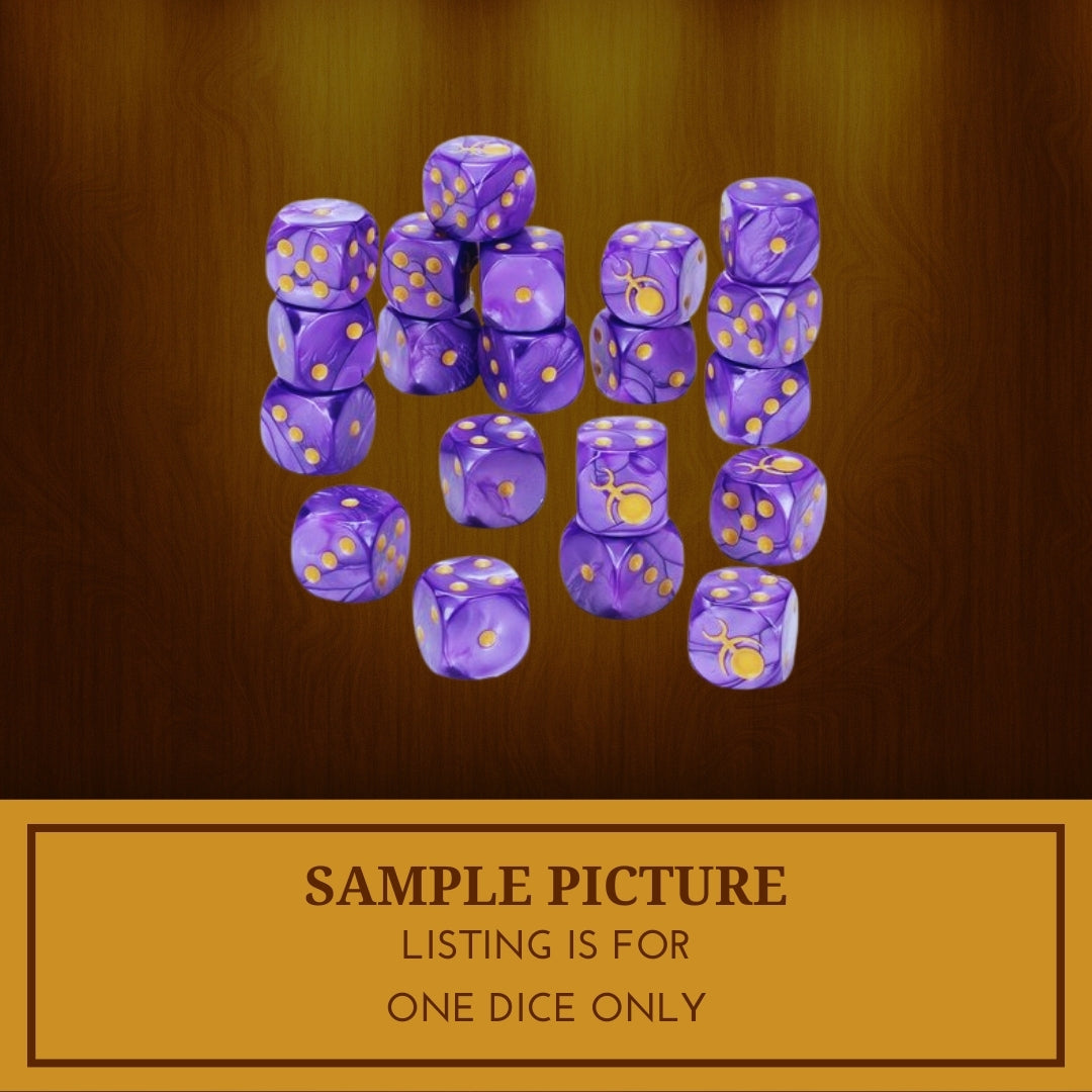 1x Hedonites of Slaanesh Dice - Warhammer 40K