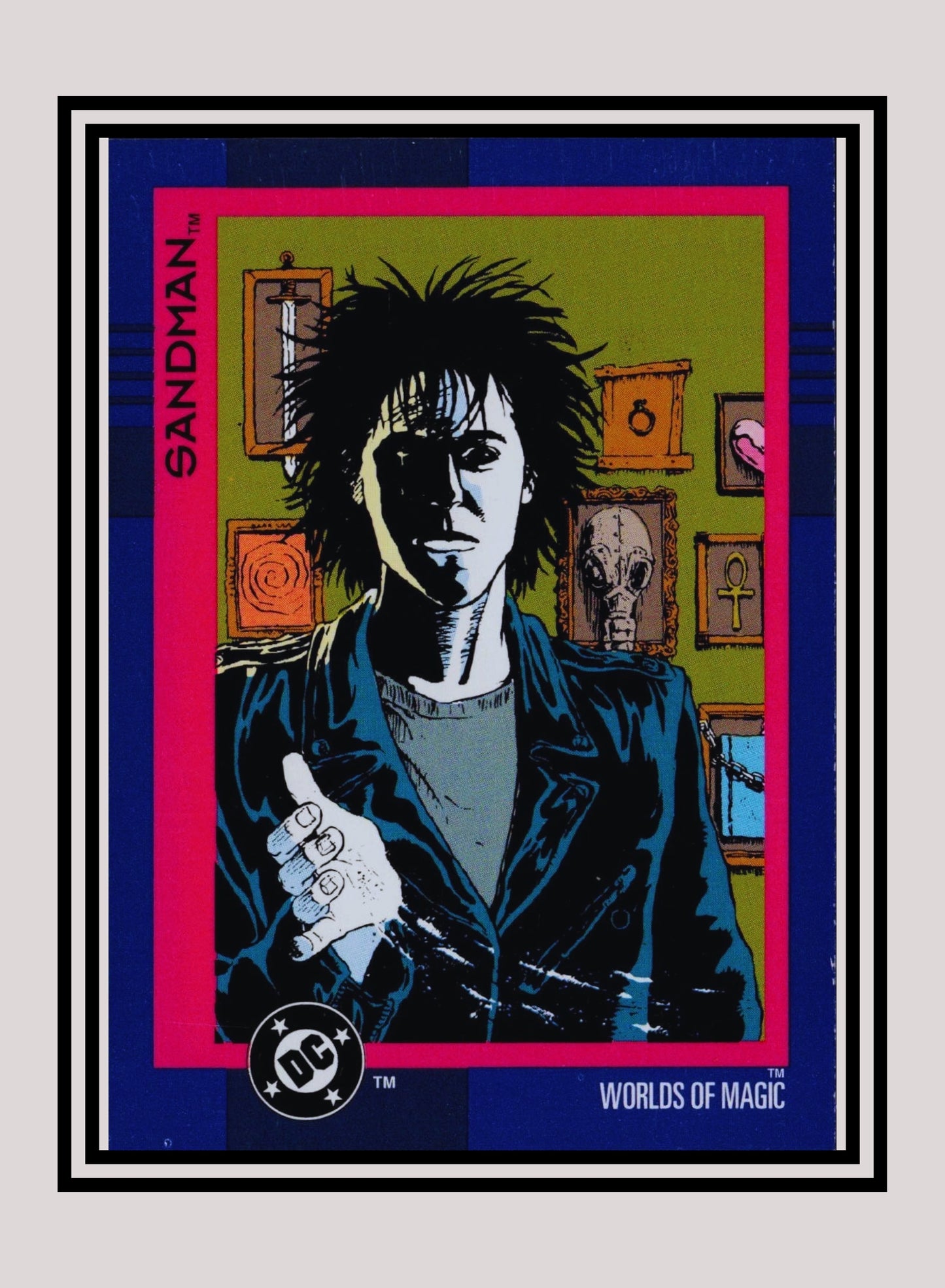 DC! 1x Sandman - Base (#119 - 1993 Skybox DC Cosmic Teams)