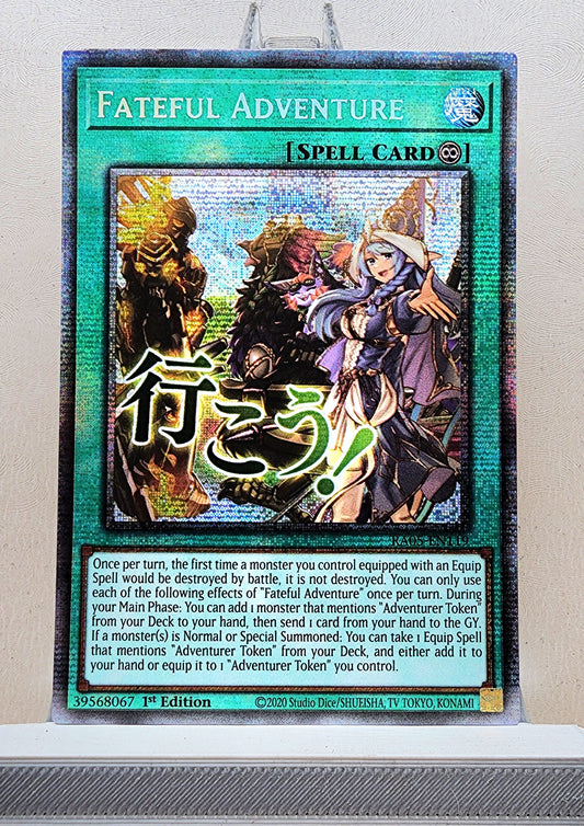 Yugioh! 1x Fateful Adventure Stamp Artwork (RA05 - Starlight Rare) 1st Edition