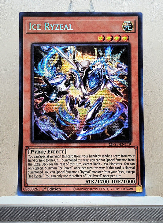 Yugioh! 1x Ice Ryzeal (MP25 - Prismatic Secret Rare) 1st Edition