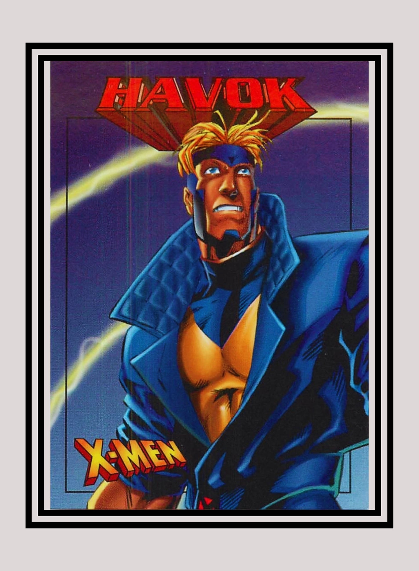 Marvel! 1x Havok - Base (#11 - 1997 Fleer X-Men International)