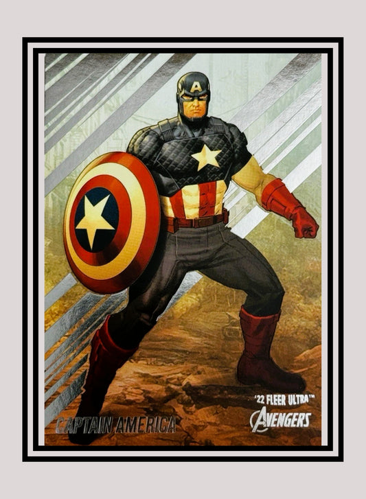 Marvel! 1x Captain America - Base (#11 - 2022 Fleer Ultra Avengers)