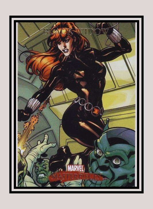 Marvel! 1x Black Widow - Base (#11 - 2007 Upper Deck Marvel Masterpieces)