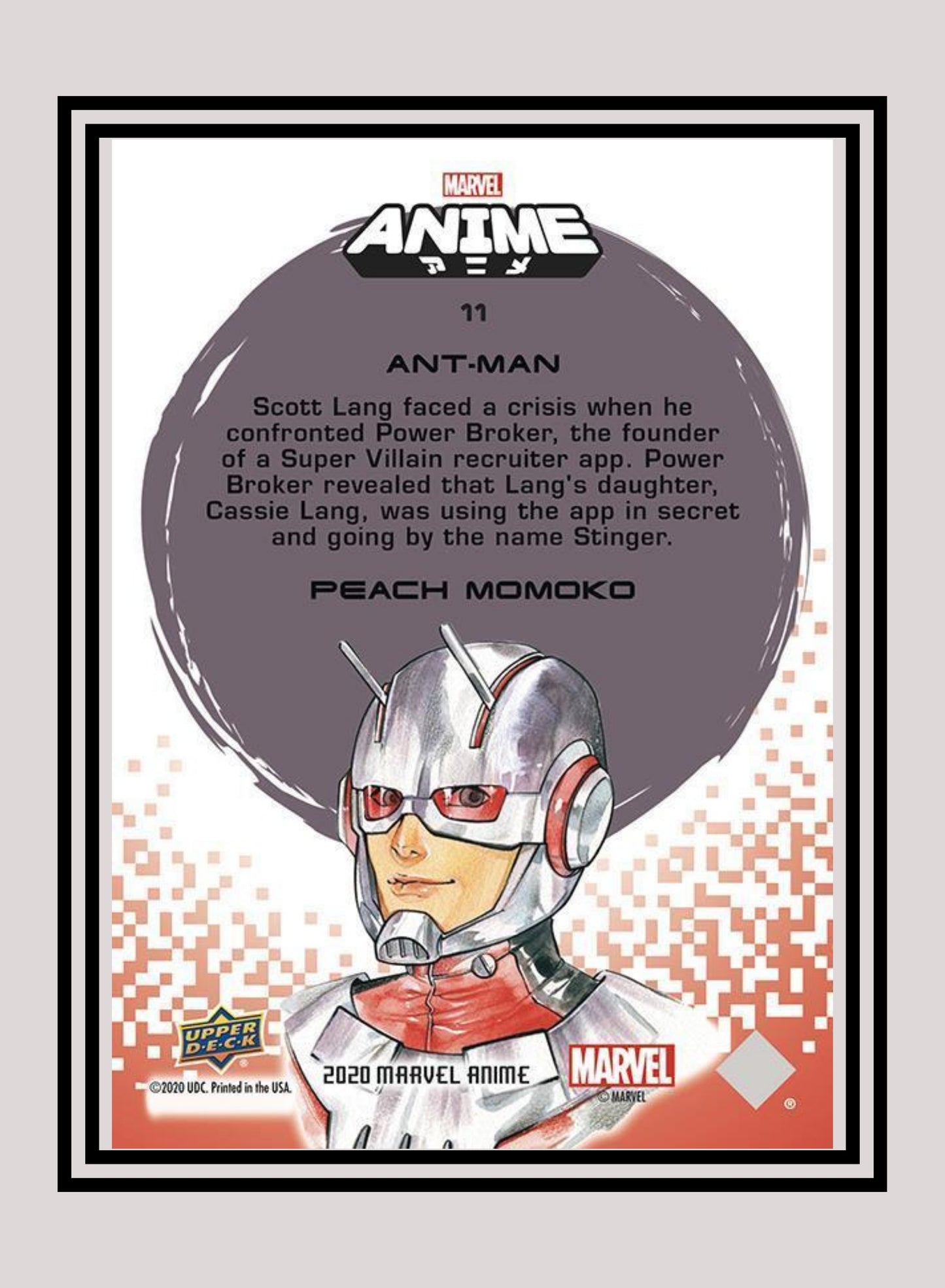 Marvel! 1x Ant Man - Base (#11 - 2020 Upper Deck Marvel Anime)