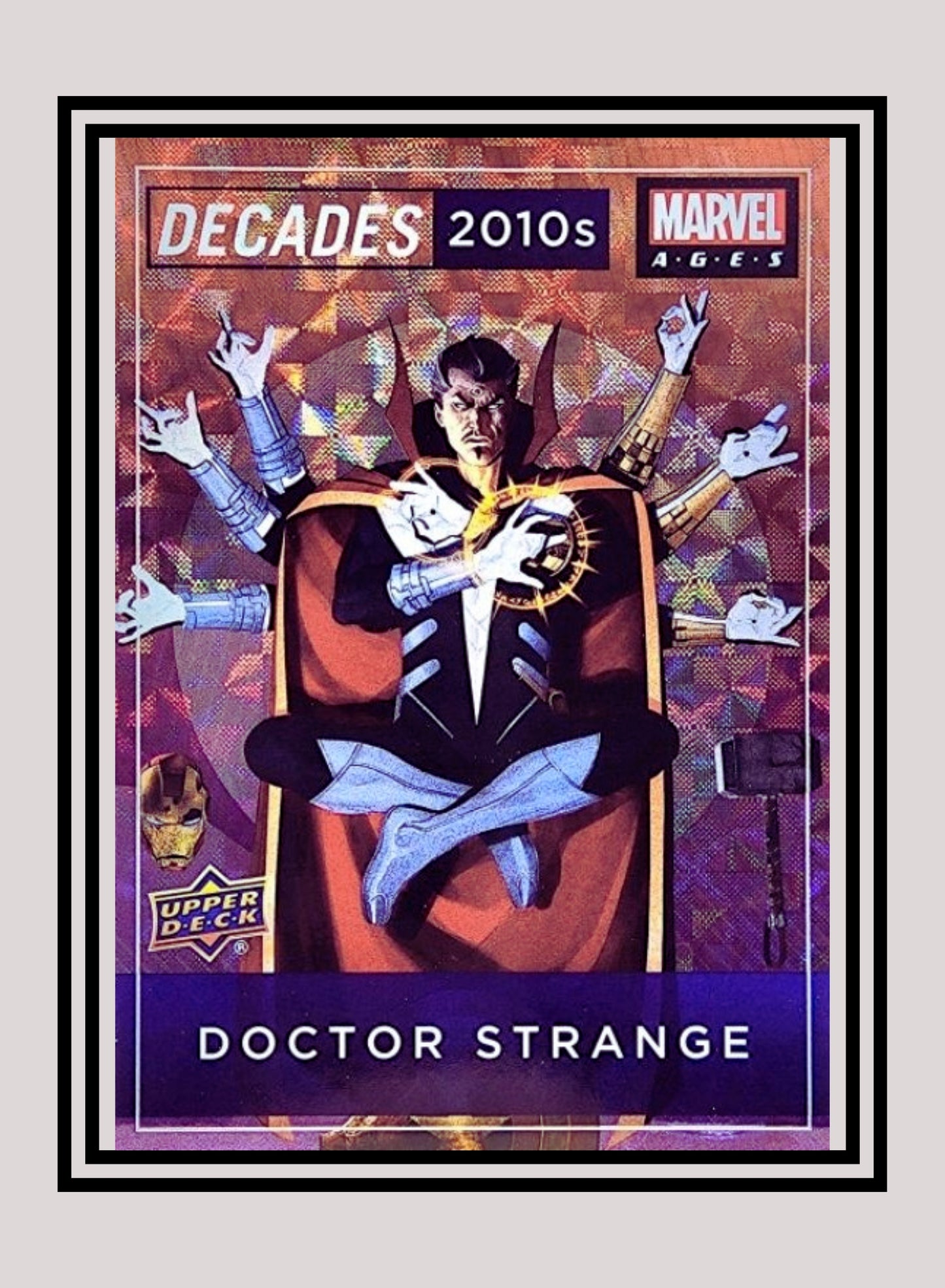 Marvel! 1x Doctor Strange - Prism Refractor Decades 2010 (D11-8 - 2020 Upper Deck Marvel Ages)