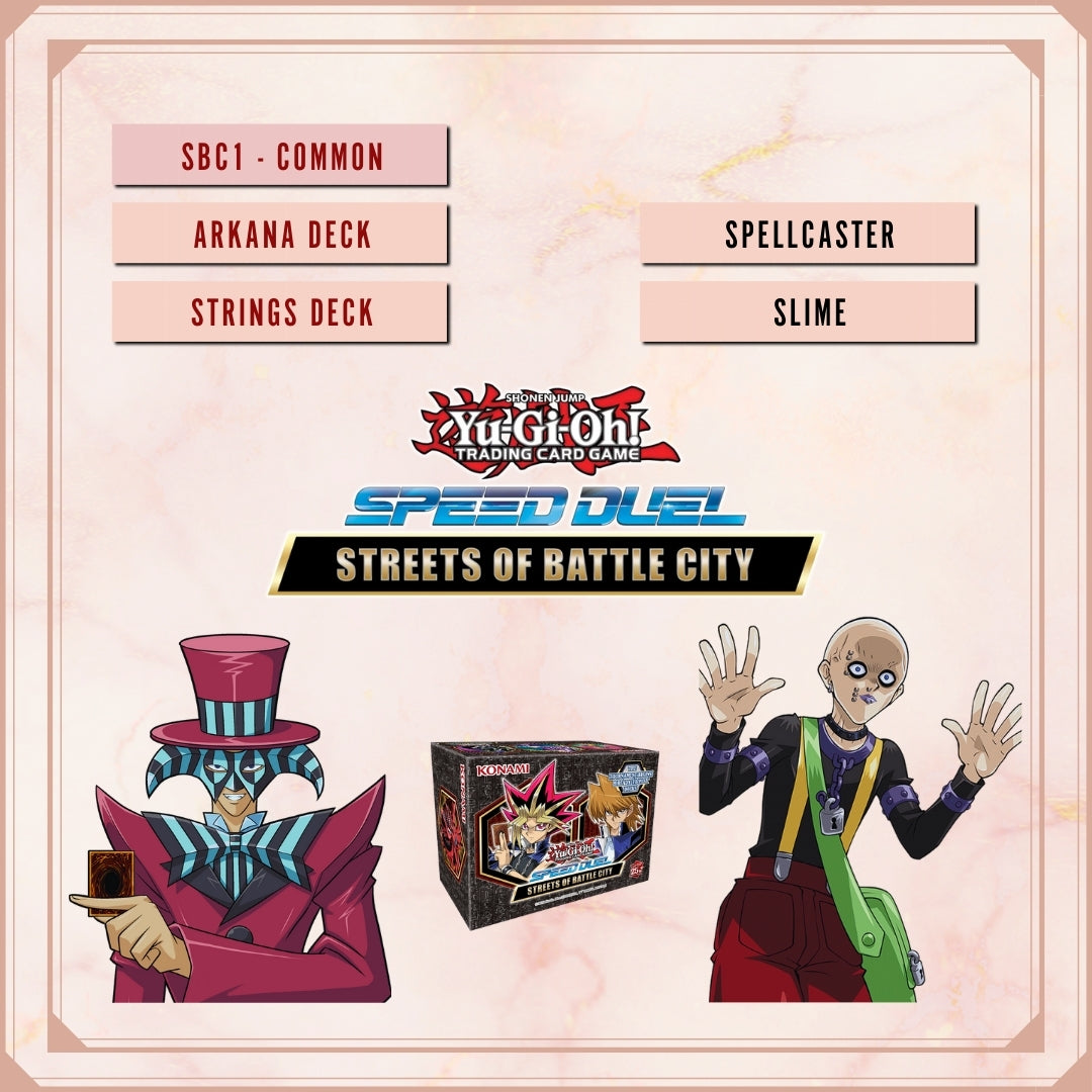 Yugioh! Speed Duel: Streets of Battle City Singles - Set G/H (SBC1 - Common) 1st Edition