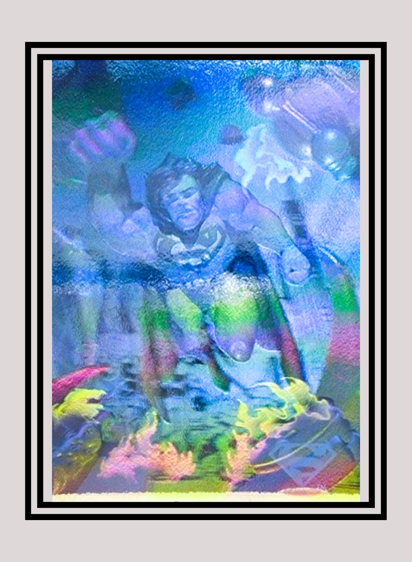 DC! 1x Swift Justice - Hologram (#11 - 1996 Fleer Superman Hologram Series)