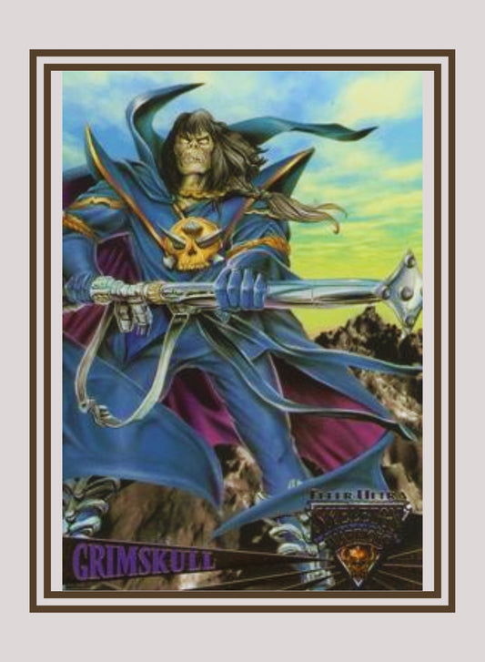 1x Grimskull - Base (#011 - 1995 Fleer Ultra Skeleton Warriors)