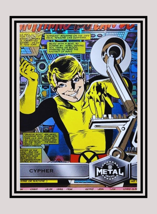 Marvel! 1x Cypher - Base High Series (#120 - 2021 Upper Deck X-Men Metal Universe)