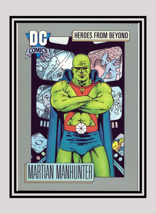 DC! 1x Martian Manhunter - Base (#121 - 1991 Impel DC Cosmic Cards)
