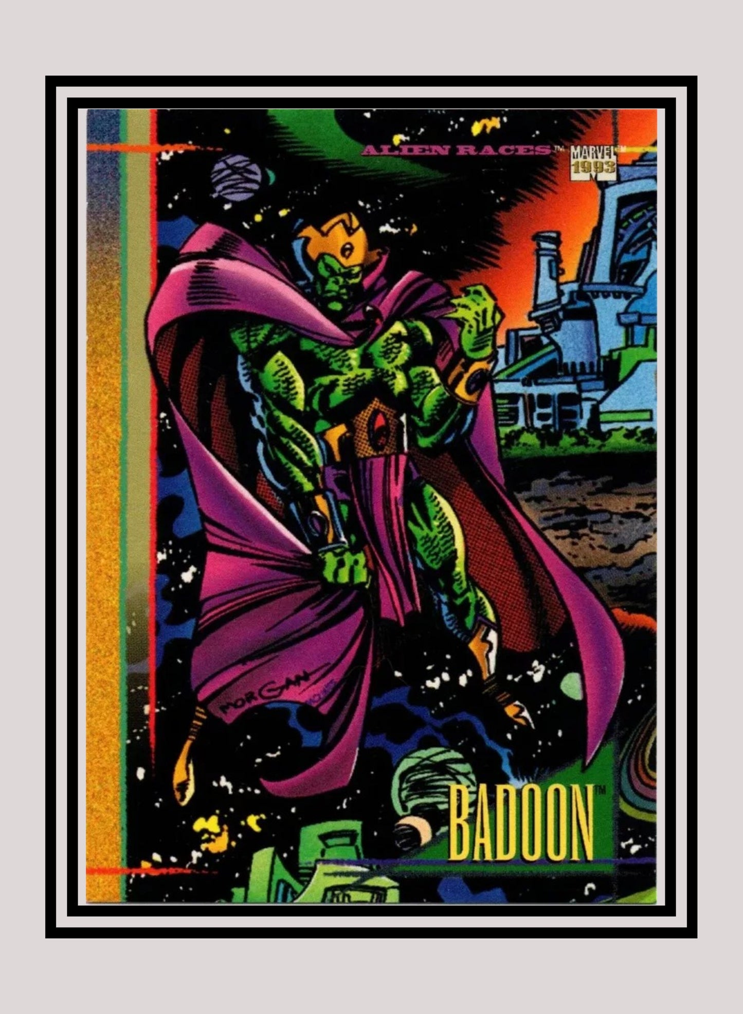 Marvel! 1x Badoon - Base (#121 - 1993 Skybox Marvel Universe Series 4)