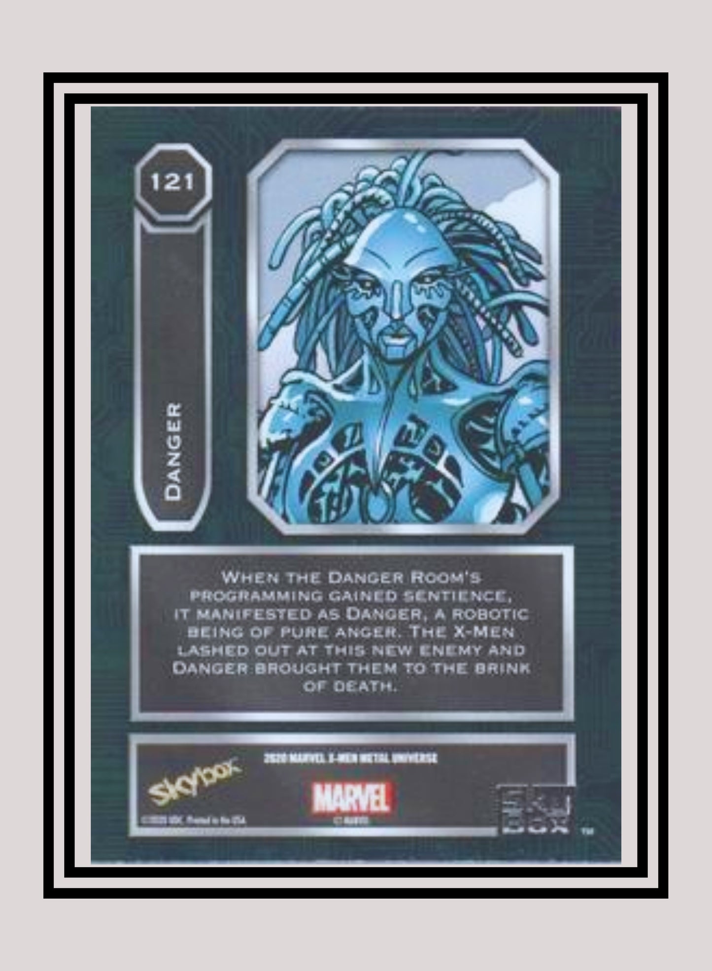 Marvel! 1x Danger - Base High Series (#121 - 2021 Upper Deck X-Men Metal Universe)