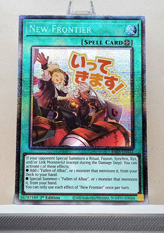 Yugioh! 1x New Frontier Stamp Artwork (RA05 - Starlight Rare) 1st Edition