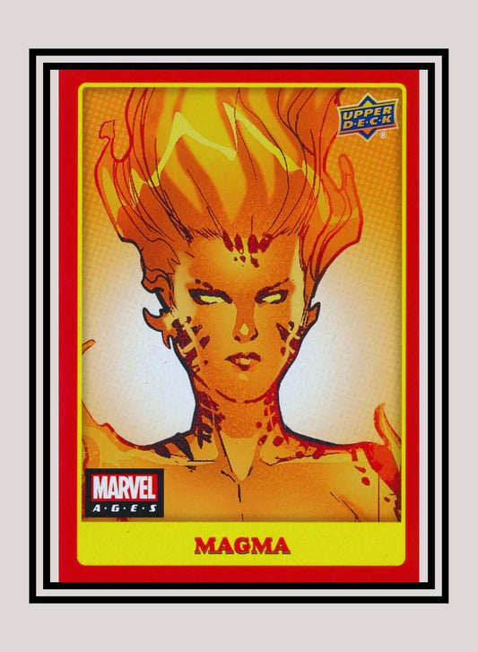 Marvel! 1x Magma - Photo Variants (#121 - 2020 Upper Deck Marvel Ages)